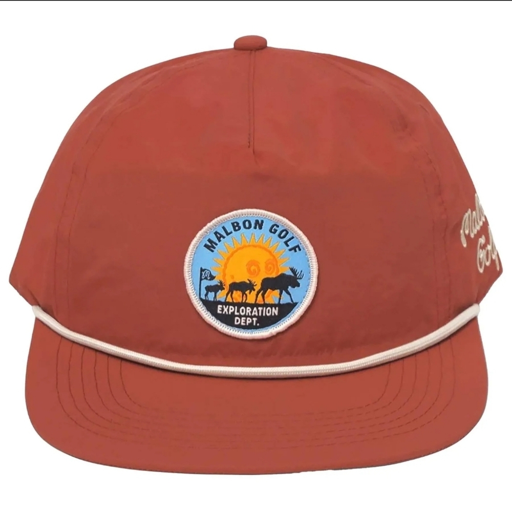 Malbon Golf Expedition Dept Nylon Rope Hat